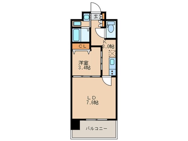 Renoas　HAKATAの物件間取画像